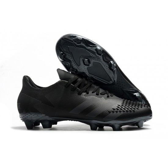 Adidas Predator 20.2 FG Low All Black Football Boots