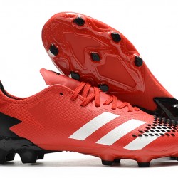 Adidas Predator 20.2 FG Low Red White Black Football Boots