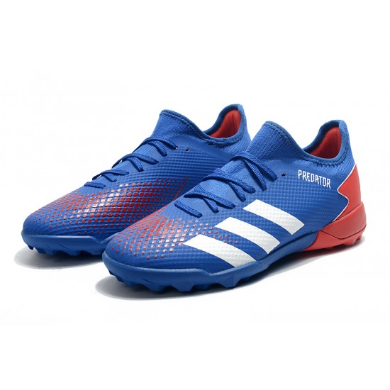 Adidas Predator 20.3 L FG Low Blue White Red Football Boots