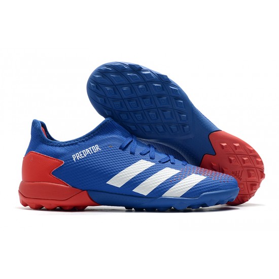 Adidas Predator 20.3 L FG Low Blue White Red Football Boots