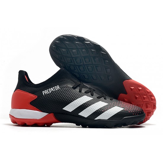 Adidas Predator 20.3 L TF Low Black White Red Football Boots