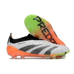 Adidas Predator Accuracy FG Low Football Boots Orange Black Grey For Men 
