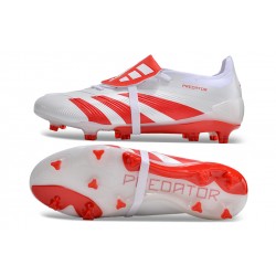 Adidas Predator Accuracy FG Low Football Boots Red White For Men 