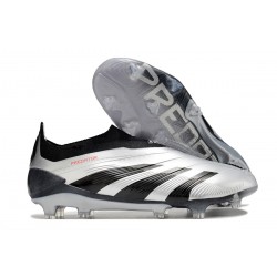 Adidas Predator Accuracy FG Low Football Boots Silver Black For Men 