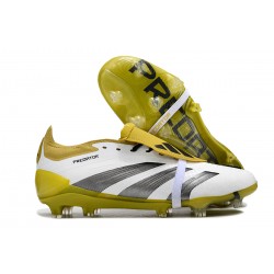 Adidas Predator Accuracy FG Football Boots Black White Olive For Men 