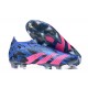 Adidas Predator Accuracy FG Boots Blue Pink Men Low Football Boots