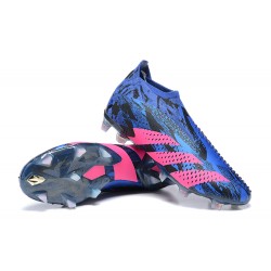 Adidas Predator Accuracy FG Boots Blue Pink Men Low Football Boots