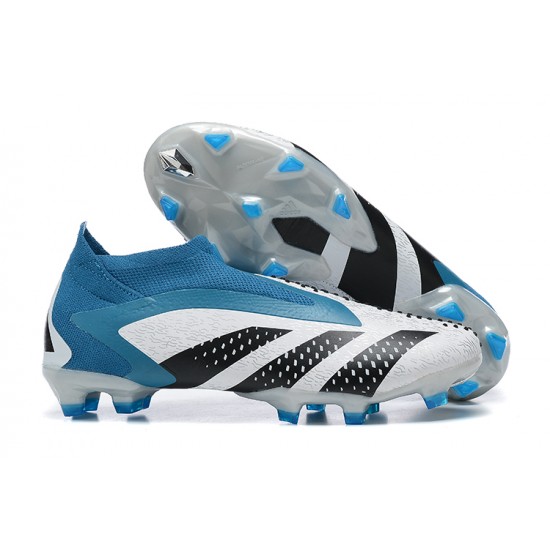 Adidas Predator Accuracy FG Boots Light/Blue White Men High Football Boots