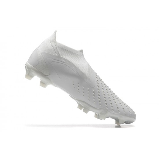 Adidas Predator Accuracy FG Boots White Men Low Football Boots