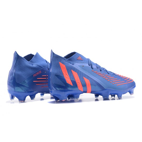 Adidas Predator Edge Geometric.1 FG Blue Orange Men Football Boots