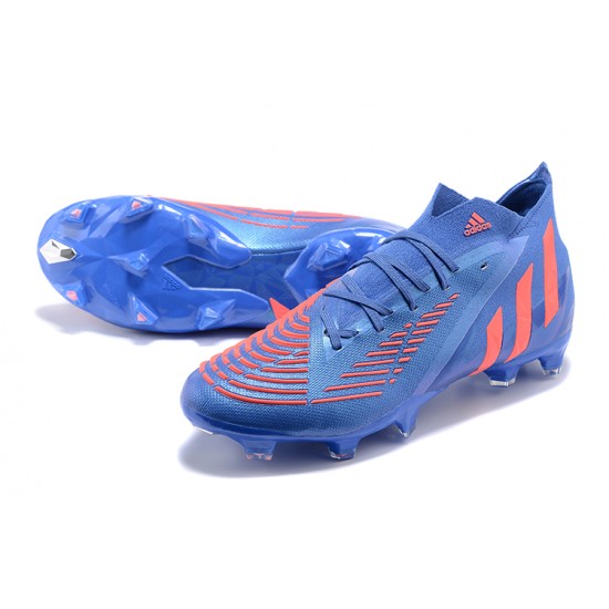 Adidas Predator Edge Geometric.1 FG Blue Orange Men Football Boots