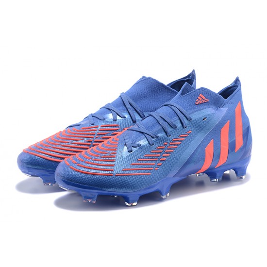 Adidas Predator Edge Geometric.1 FG Blue Orange Men Football Boots