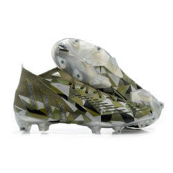 Adidas Predator Edge Geometric.1 FG Green Lce Gray High Men Football Boots
