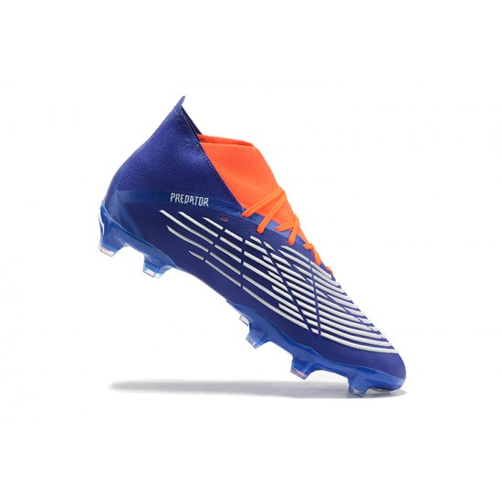 Adidas Predator Edge Geometric.1 FG Orange Blue White High Men Football Boots