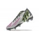 Adidas Predator Edge Geometric.1 FG Silver Green Purple Black High Men Football Boots