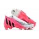 Adidas Predator Edge Geometric.1 FG White Black Pink High Men Football Boots