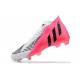 Adidas Predator Edge Geometric.1 FG White Black Pink High Men Football Boots