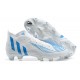 Adidas Predator Edge Geometric.1 FG White Blue High Men Football Boots