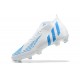 Adidas Predator Edge Geometric.1 FG White Blue High Men Football Boots