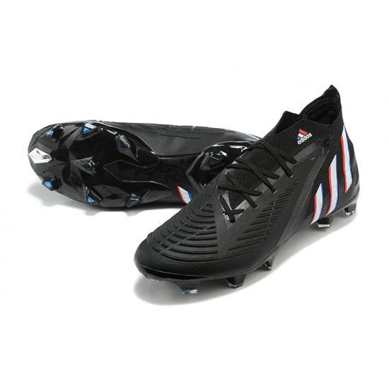 Adidas Predator Edge Geometric.1 FG Mid Black Men Football Boots