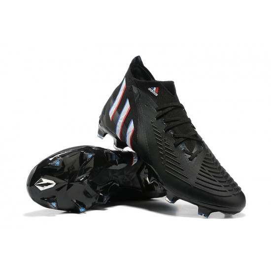 Adidas Predator Edge Geometric.1 FG Mid Black Men Football Boots