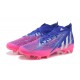 Adidas Predator Edge Geometric.1 FG Mid Blue Pink Men Football Boots