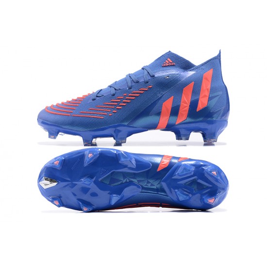 Adidas Predator Edge Geometric.1 FG Mid Dark Blue Men Football Boots