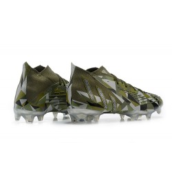 Adidas Predator Edge Geometric.1 FG Mid Grey Olive Men Football Boots