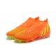 Adidas Predator Edge Geometric.1 FG Mid Orange Yellow Men Football Boots