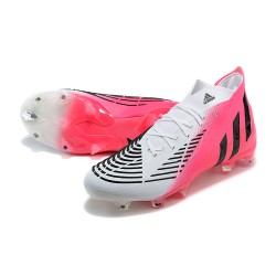 Adidas Predator Edge Geometric.1 FG Mid Pink White Black Men Football Boots