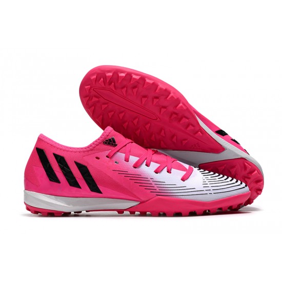 Adidas Predator Edge.3 Low TF Low Silver Pink Men Football Boots