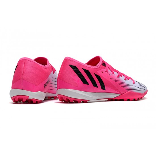 Adidas Predator Edge.3 Low TF Low Silver Pink Men Football Boots