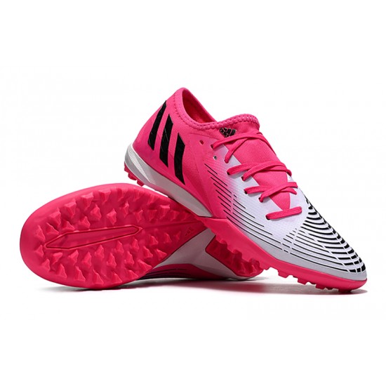 Adidas Predator Edge.3 Low TF Low Silver Pink Men Football Boots