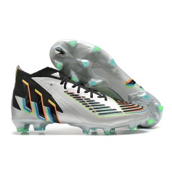 Adidas Predator Flfa World Cup Qatar 2022 Edge FG Silver Yellow Green Black High Men Football Boots