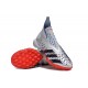 Adidas Predator Freak TF Silver Red Blue Women/Men Football Boots