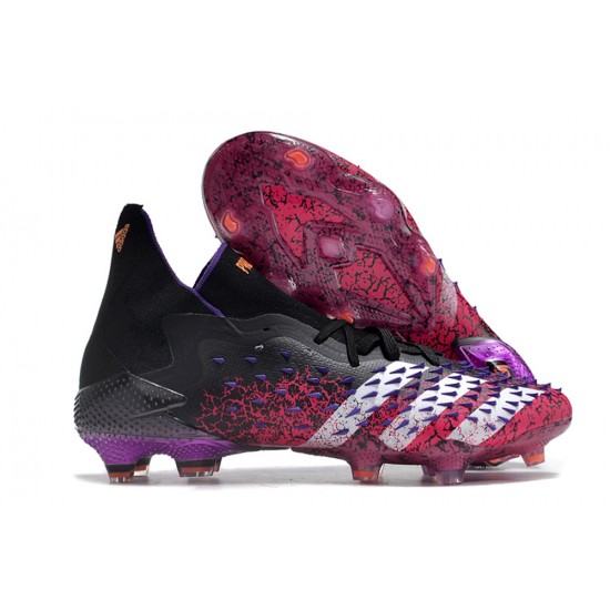 Adidas Predator Freak.1 FG Black Purple Women/Men Football Boots