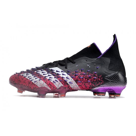 Adidas Predator Freak.1 FG Black Purple Women/Men Football Boots