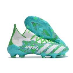 Adidas Predator Freak.1 FG White Turqoise Women/Men Football Boots
