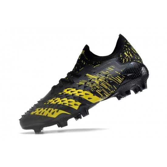 Adidas Predator Freak.1 Low FG Black Gold Women/Men Football Boots