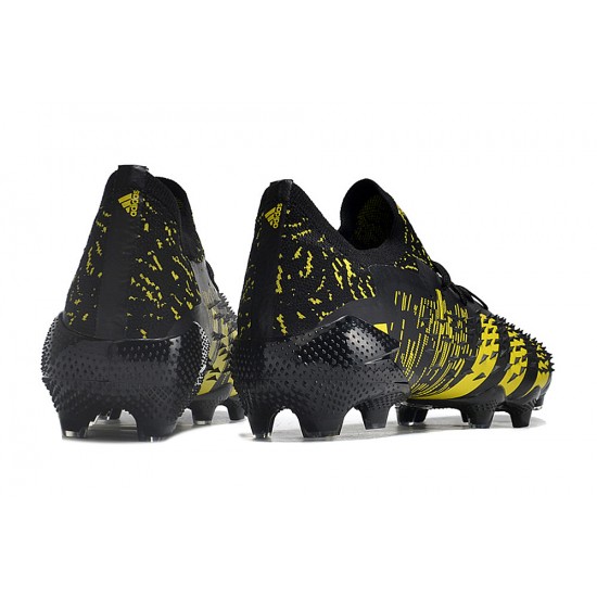 Adidas Predator Freak.1 Low FG Black Gold Women/Men Football Boots