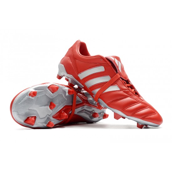 Adidas Predator Mania FG Red Silver Football Boots