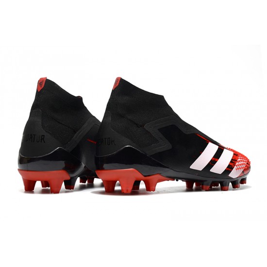 Adidas Predator Mutator 20 AG High Black Red White Football Boots