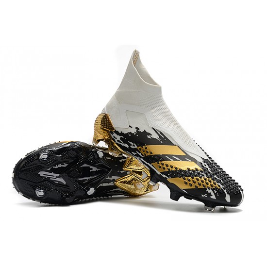 Adidas Predator Mutator 20 FG High Black Gold White Football Boots