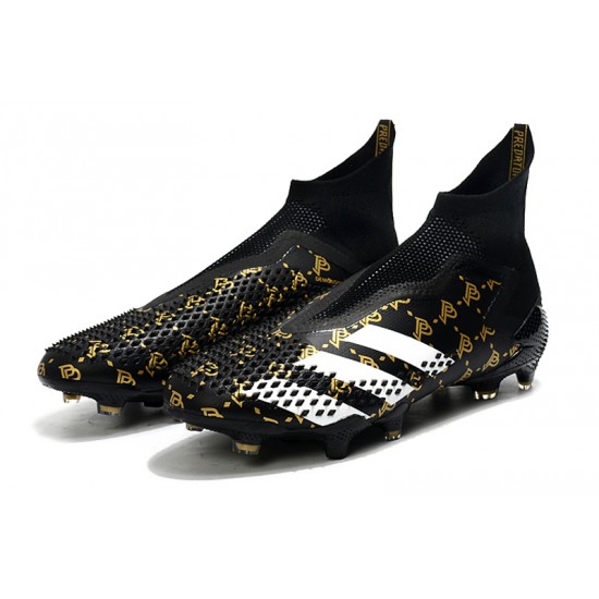 Adidas Predator Mutator 20 FG High Black White Gold Football Boots