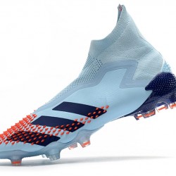 Adidas Predator Mutator 20 FG High Ltblue Black Orange Football Boots