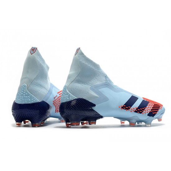 Adidas Predator Mutator 20 FG High Ltblue Black Orange Football Boots