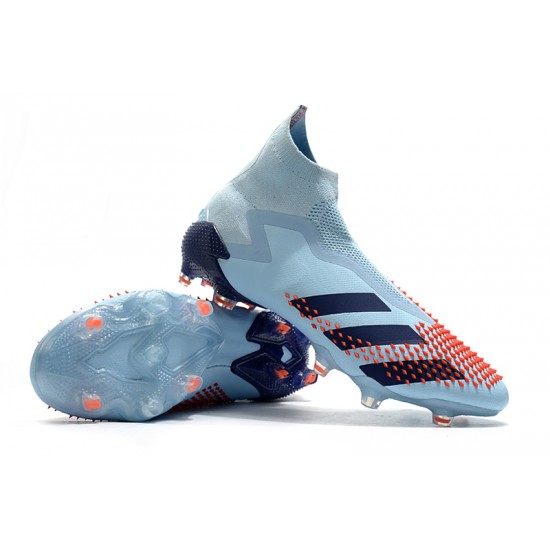 Adidas Predator Mutator 20 FG High Ltblue Black Orange Football Boots