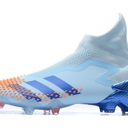 Adidas Predator Mutator 20 FG High Ltblue Blue Orange Football Boots