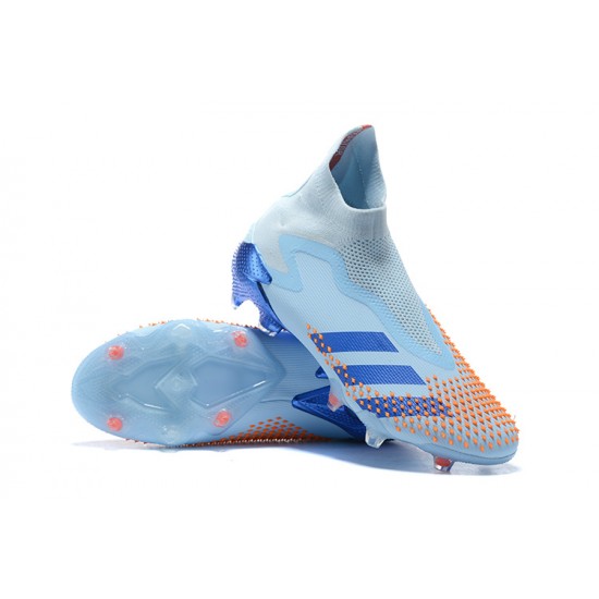 Adidas Predator Mutator 20 FG High Ltblue Blue Orange Football Boots