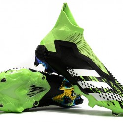 Adidas Predator Mutator 20 FG High Mens Black Silver Green Football Boots